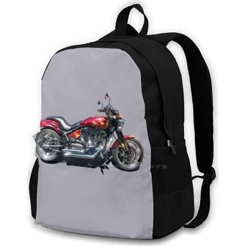 Road Rior Custom Teen College Student Backpack Laptop Travel Bags Road Rior Road Rior Motorcycle Custom