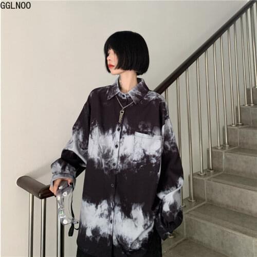 GGLNOO Black And White Blouses