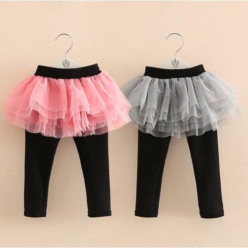 Girls Skirt Pants Autumn Winter New 2017 Girls Leggings with Skirt Velvet Clothes Children Kids Trousers Leggings Pants for Girl