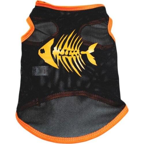 Summer Pet Dog Vest Breathable Mesh Outdoor Sun Protection Lightweight Shirt Small Dogs Doggy Sleeveless Cooling T-shirt