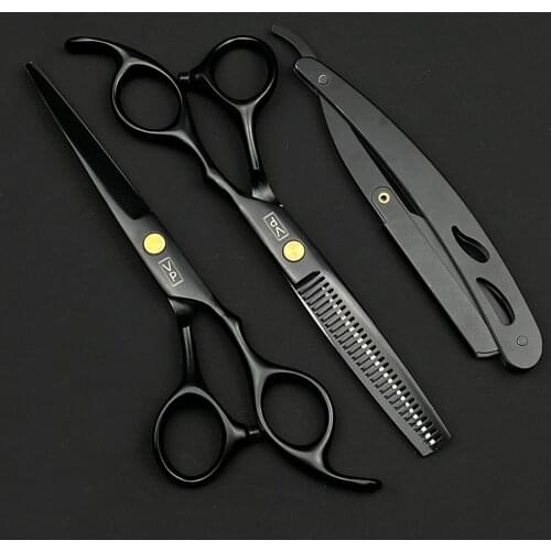 6 Inch Professional High Quality Hairdressing scissors Set Haircut thinning scissors Hairdressers barber cutting tool