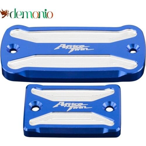 Front Brake Upper Pump CNC Oil Cup Cover / Rear Brake CNC Oil Pot Guard Cover For HONDA CRF1000L/ADV Africa Twin 2016-2019 2018