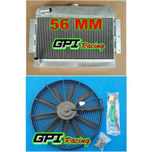 FOR MGB GT/ROADSTER TOP-FILL 1968-1975 1969 ALUMINUM ALLOY RADIATOR +FAN