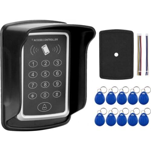 Smart Lock RFID Card Access Control System Waterproof Outdoor with 10 Key Tag