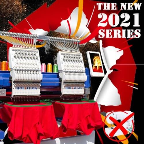 12/15 Needles 2 Heads Cap, Baseball Hat Like Tajima Computerized Embroidery Machine hot sale in US