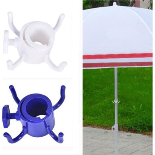 1Pc Adjustable Size Beach Umbrella Hanging Hook 4 Prongs For Hanging Towels Clothes Sundries Organization Rack