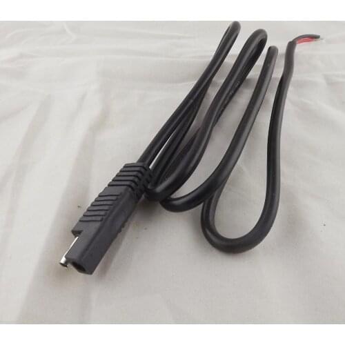 10pcs DC Power Solar Quick Connect Battery SAE Connector DC Power Automotive DIY Round Cable Extension Black 1m