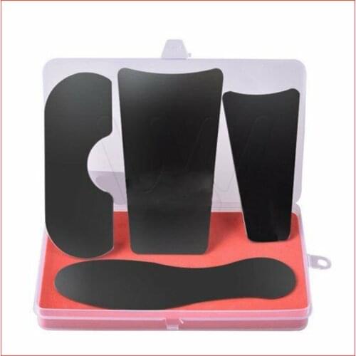 4pcs/1Pack Dental Clinic Stainless Steel Orthodontic Intraoral Photography Mirrors For Dentsit