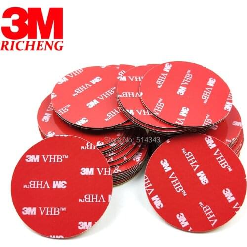 50mm Round 10pcs 3M VHB 5952 Heavy Duty Double Sided Adhesive Acrylic Foam Tape Good For Car Camcorder DVR Holder