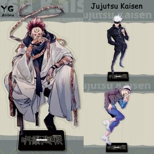 Anime Jujutsu Kaisen Figure Yuji Itadori Cosplay Acrylic Accessorie Stand Model Plate Desk Decor Standing Sign Keychain Gift hot
