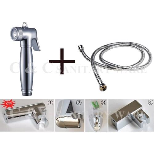 Good News! Send Holder As Gift, Single Handle Brass Chrome Shattaf Portable Bidet - Free Shipping A2010S