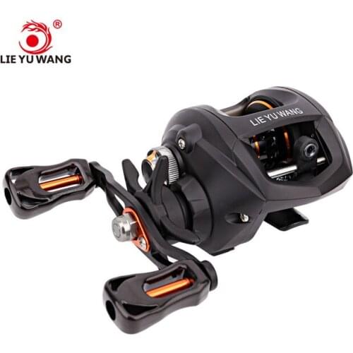 LIEYUWANG 10+1BB Ball Bearings Left/Right Hand BaitCasting Fishing Reel 6.3:1 Gear Ration High Speed Reels Magnetic Brake Pesca