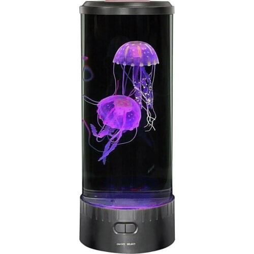 Jellyfish Tank Mood Light Relaxing LED Colour Changing Table Desk Lamp Night Light 5V 2.5W For Home Room Decor