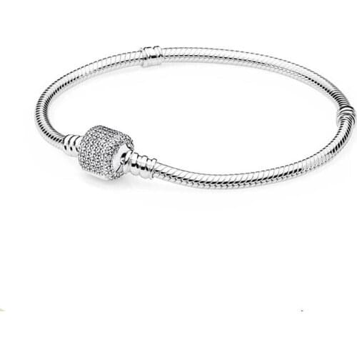 New Exquisite Oval Frosted Snake Bone Base Chain Suitable for Women European Charm Bracelet DIY Jewelry Making Gifts