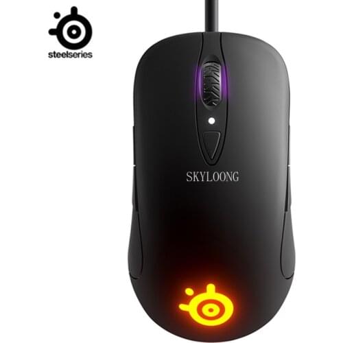 Original SteelSeries Sensei Ten Gaming Mouse 18,000 CPI TrueMove Pro Optical Sensor 8 Buttons Mechanical Switches RGB Lighting