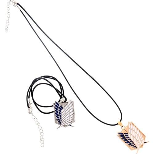 Attack On Titan Necklace Wings Of Liberty Freedom Scout Regiment Investigation Corps Necklace Pendant Cosplay