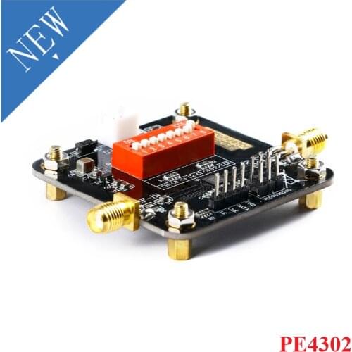 PE4302 Digital RF Step Attenuator Module Board Broadband High Linearity DC 5V 4000MHz 0.5dB DSA