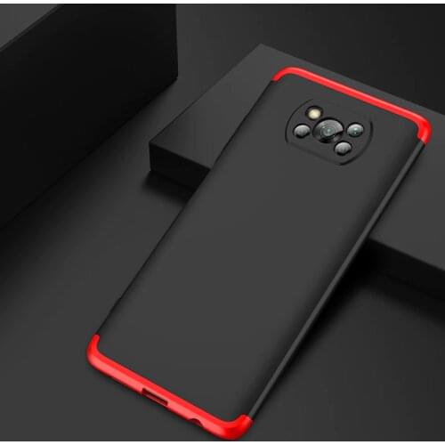 POCO X3 Case 360 Degree Full Protection Case Hard Matte Shockproof Lens Protection Cover For Xiaomi POCO X3 NFC Global Version