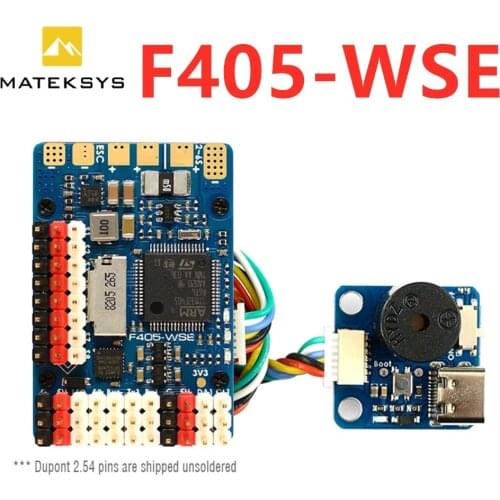 Mateksys MATEK F405-WSE F405 WSE MPU6000 Baro OSD Blackbox F4 Flight Controller 2-6S INAV For RC Airplane Fixed-Wing FPV Drones