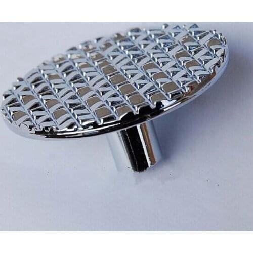 Modern Fashion Mosaic drawer handles shiny silver kitchen cabinet knobs bright chrome dresser cupboard handle pulls knob