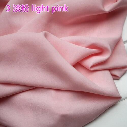 Light Pink Viscose Fabric Cotton Fabric Silk Artificial Cotton Fabric Skirt fabric 60" Wide Sold Bty Free Shipping