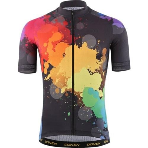 Donen HIGH QUALITY men cycling short jersey short sleeve road cycling wear road bike shirt cycling wear