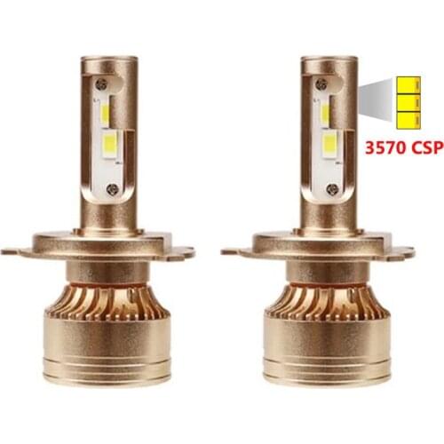 2Pcs Car LED Headlight Bulbs Auto Lights H1 H4 H8 H11 9005 HB3 9006 HB4 H7 LED Fog Lamps 30000LM 6000K 110W 12V 24V CSP Chips