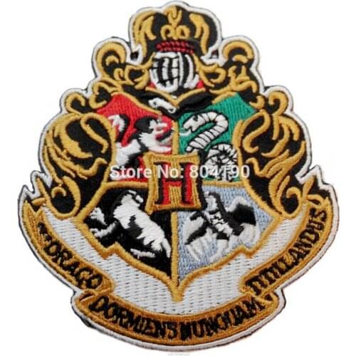3.5" the Order of the Phoenix Crest Emblem Embroidered Robe Iron On Patch rock retro applique wholesale