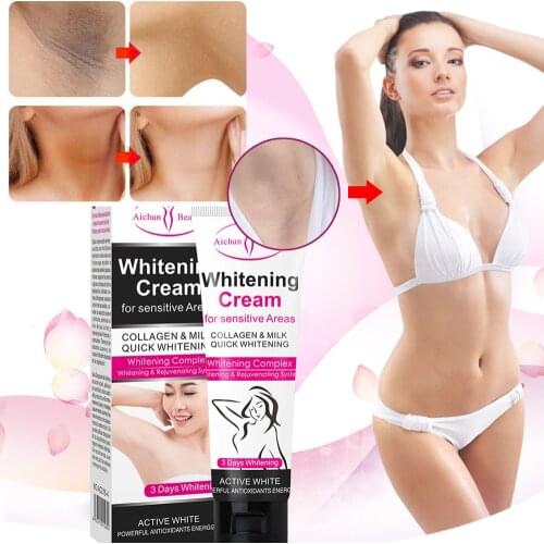 7-Day Armpit Whitening Cream Skin Lightening Bleaching Cream Underarm Dark Skin Whitening Intimate Body Lotion Beauty Body Cream
