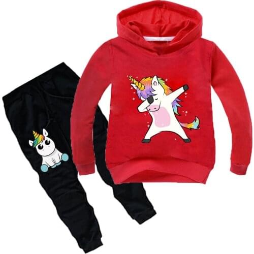 Unicorn Hoodies Kids Sweatshirts Fashion Kids Sweatshirts Clothes Baby Toddler Girls Coat Kids Clothes Boys Shirt Sportswear 10Y