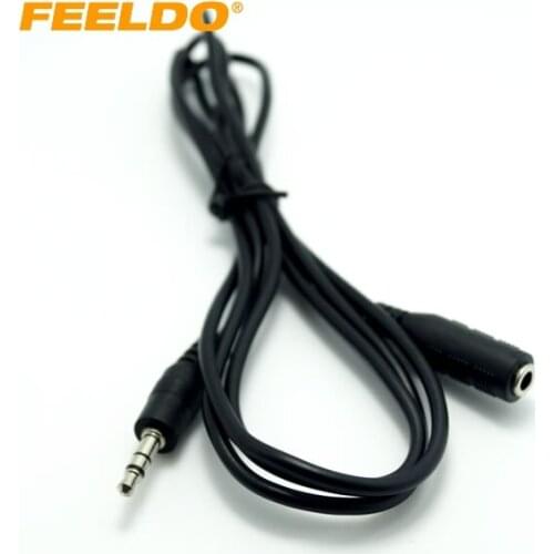 FEELDO 1Pc Stero 3.5mm Male to 3.5mm Female Audio Extension Cable #3827