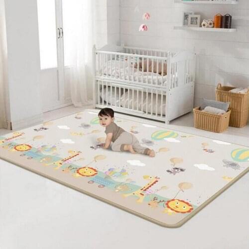 Kids Game Rugs Baby Play Mat Two Sides Pattern Developing Mats Educational Toys Gym for Newborns Crawling Sleeping 180x200x0.5cm
