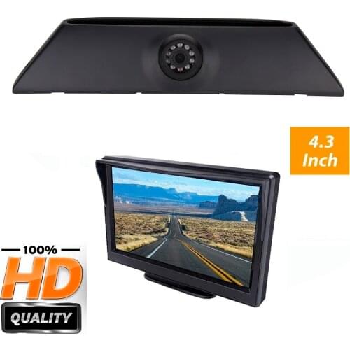 HD 720P Brake Light Camera + 4.3'' monitor for Iveco Daily / Iveco Daily V 5 2008-2014 Rear View Night Vision Camera Waterproof