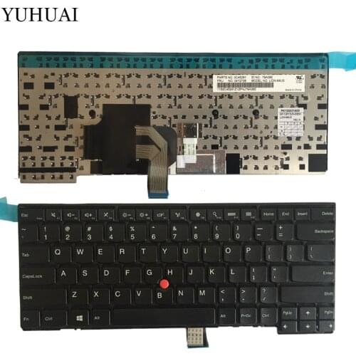 New US Laptop keyboard For Thinkpad T440 T440S T431S T440P T450 T450S Black keyboard
