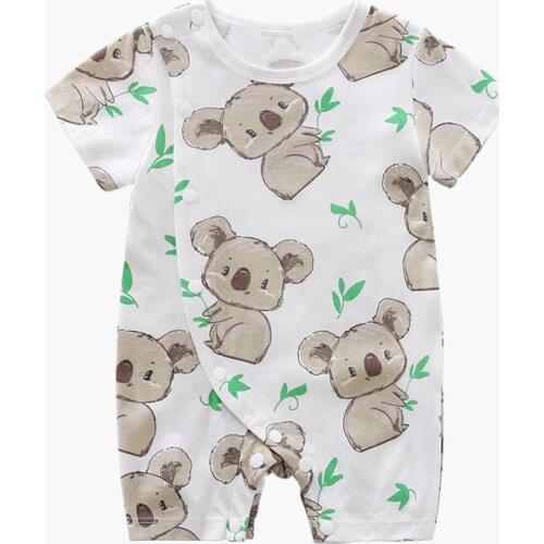 Summer Newborn Baby Boy Clothes Koala Infant Romper New Born Girl Jumpsuit Kids Onesie Toddler Outfit Unisex Babygrow Things
