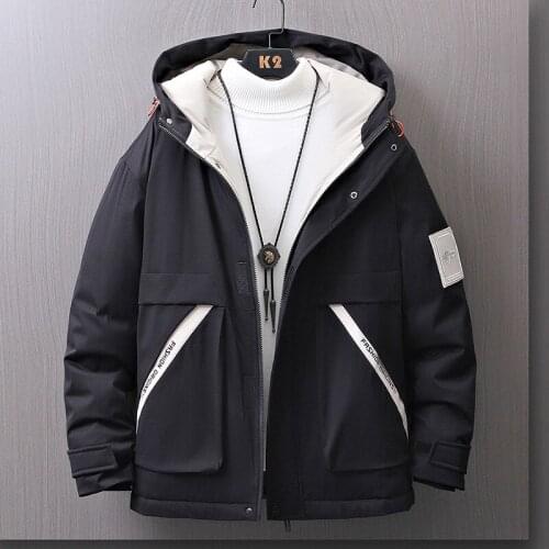 Mens 2020 Winter New Casual Thick Waterproof Jacket Parkas Coat Men Outwear Fashion Windproof Hooded Parkas Jackets Men S-3XL