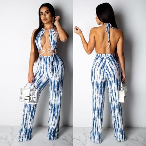 2021 Summer New Womens Clothing Sexy Temperament Fashion Striped Print Tube Top Jumpsuit