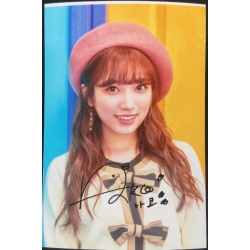 Hand signed IZ*ONE Izone Yabuki Nako autographed photo 4*6 K-POP GIFT 042021