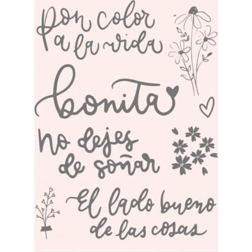 Spain stamp Clear Stamps for Scrapbooking Transparent Silicone Rubber DIY Photo Album Decor 0726