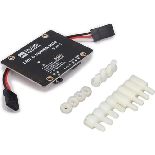 LED & POWER HUB 5 IN 1 V3 Power Distribution Board, BEC For FPV Quadcopter Racing Drones rc