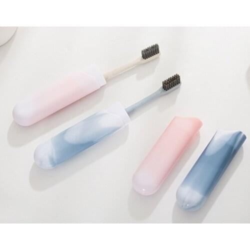 1Pcs Dustproof Toothbrush Case Delicate Plastic Portable Toothbrush Case Travel Essentials