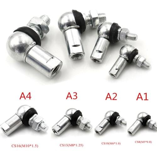 1PC High Quality Ball Head Joint Rod End Bearing M5 M6 M8 M10 Right Angle CS8/CS10/CS13/CS16 Anti-dust Ring
