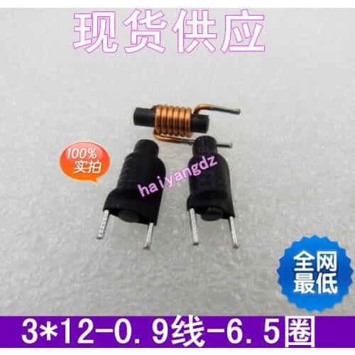 10pcs/3*12 0.9 Line 6.5TS Bar type inductors Magnetic Bar inductors R Bar type Magnetic core coil Wave filtering 0.7UH