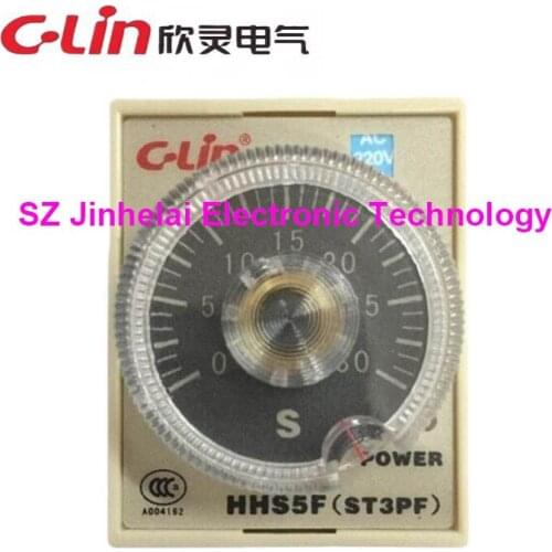 100%New and original HHS5F1(ST3PFT1) C-Lin Power off time delay AC220V DC24V, 5s/10s/30s/60s/120s/180s