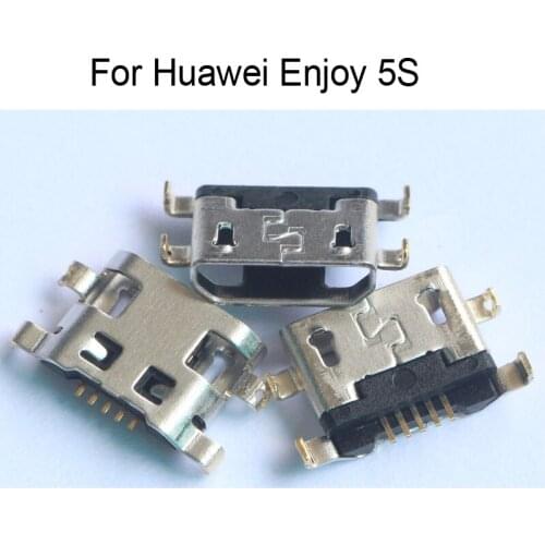 2PCS Replacement For Huawei Enjoy 5S 5s Charger Connector Parts Repair Spare Parts USB Dock Charging Port For Huawei Enjoy 5 S