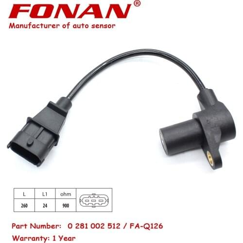 260MM CKP Crankshaft Position Sensor For IVECO DAILY 500371540 0281002512