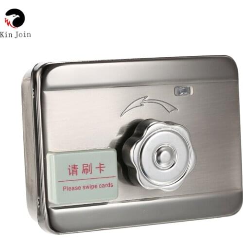 125Khz tags Door & gate lock Access Control system Electronic integrated RFID ID Reader Door Rim lock for intercom