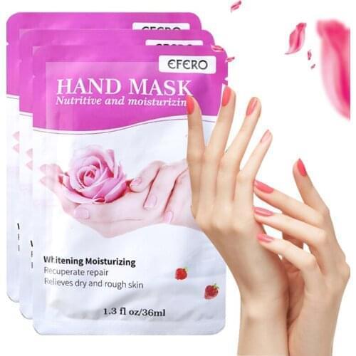 6Pair Moisturizing Hand Mask Peeling Hand Mask Skin Care Whitening Hand Spa Hand Cream Anti-wrinkle and Anti-dry Repair Gloves