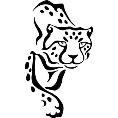 9x15.5CM CHEETAH TRIBAL Vinyl Decals Car Sticker Motorcycle Personality Car-styling S6-2139