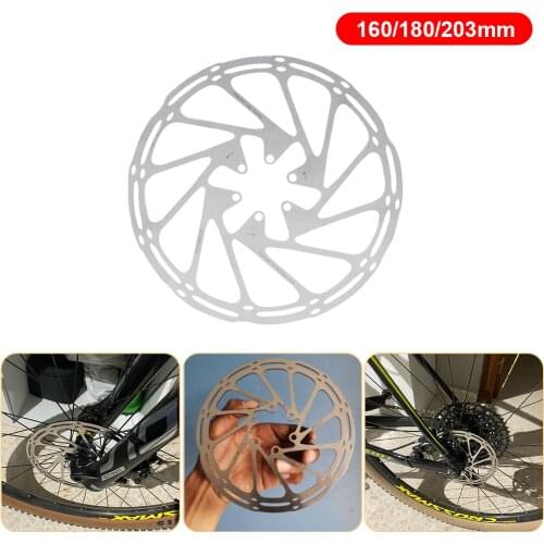 160mm/180mm/203mm Mountain Bike Bicycle Disc Brake Centerline Rotor Bicycle Disc Brake Rotor 6-Bolt with Screws